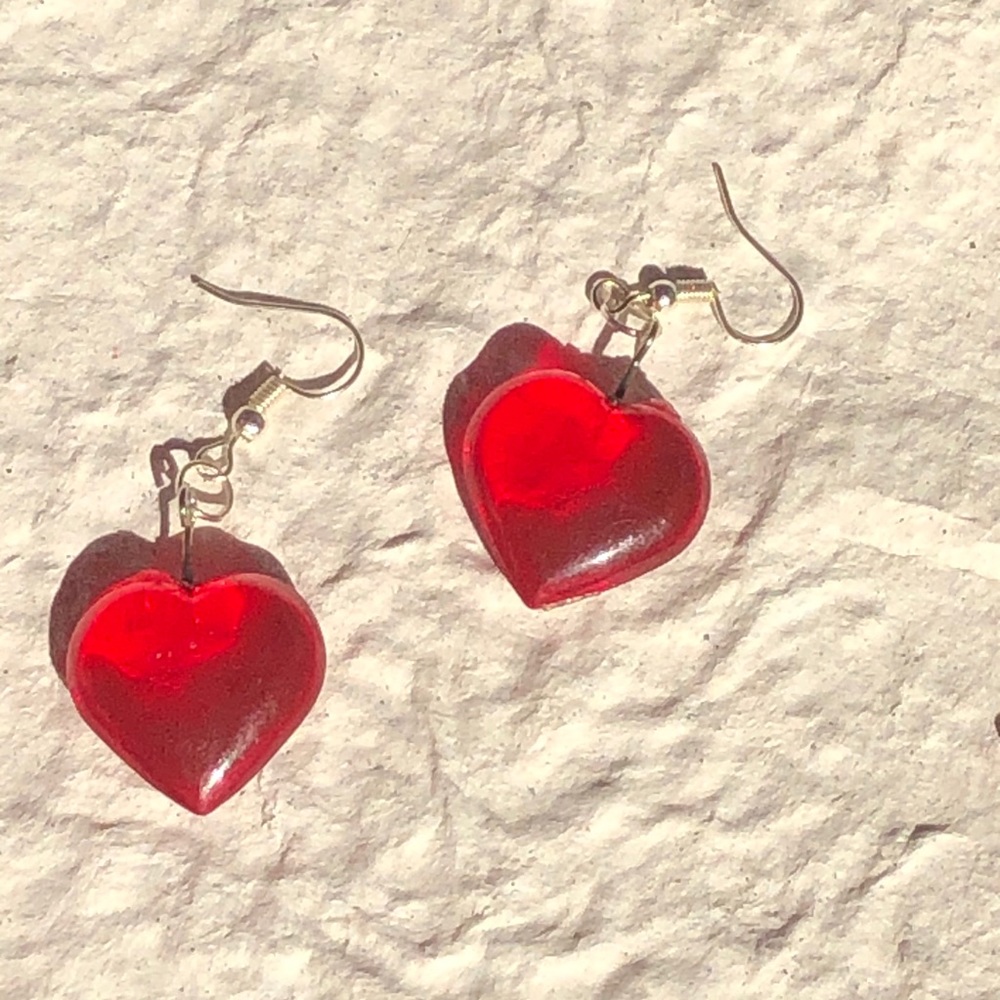 Heart earrings